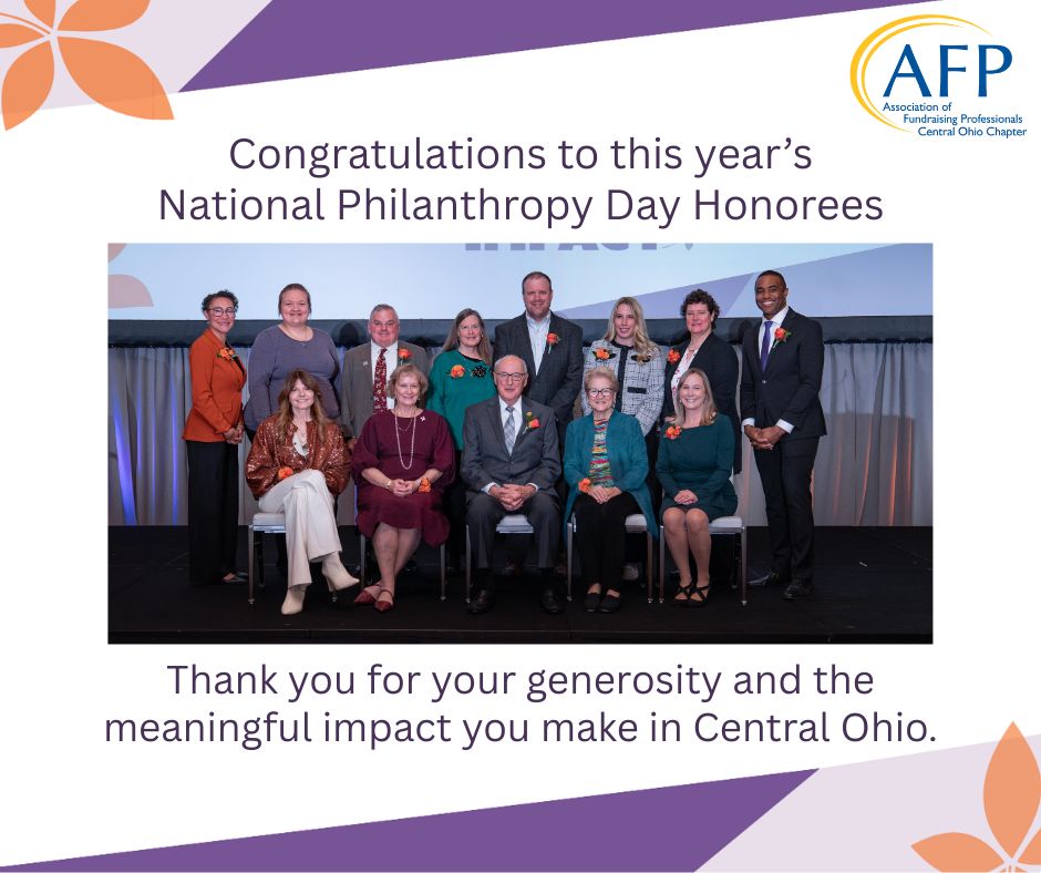 Recognition Event Hosted by the Association of Fundraising Professionals of Central Ohio